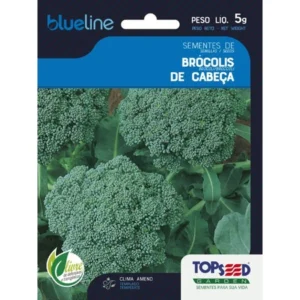 SEMENTES DE BRÓCOLIS DE CABEÇA - TOPSEED/ 1.200 - 1.400 SEMENTES.