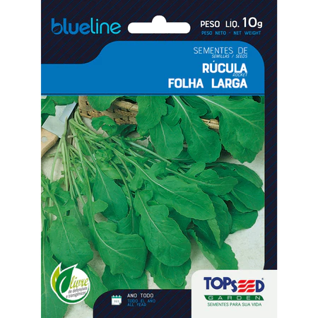 Rucula Folha Larga sementes de Rucula 10 grama 5.000 sementes